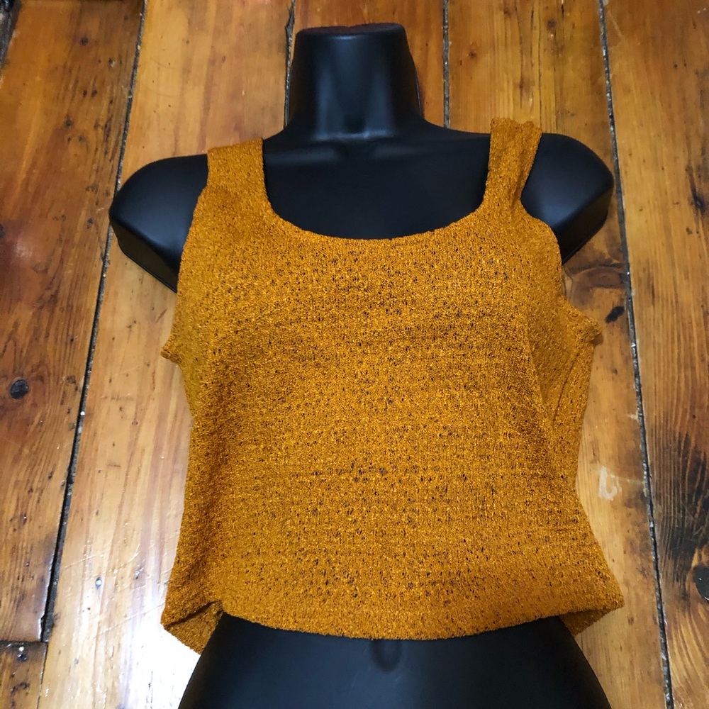 Primary Golden Lace Tank Top
